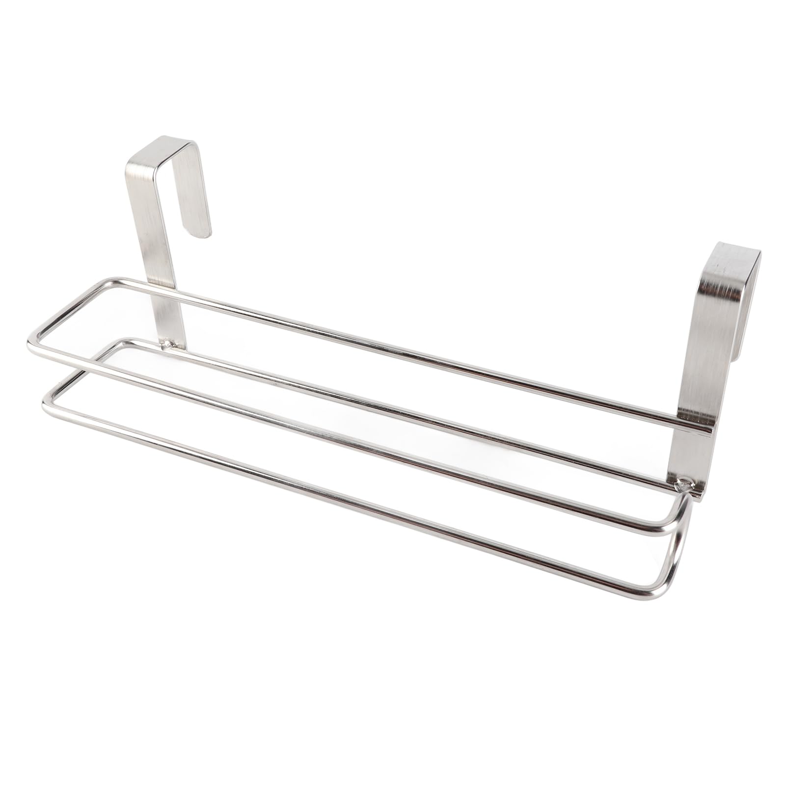 Hanging Paper Towel Holder for Cabinet Door,Plplaaoo Stainless Steel Kitchen Roll Paper Hanger Rack,Cabinet Paper Towel Holder,Bathroom Kitchen Towel Rack for Kitchen,Utility Room,Pantry