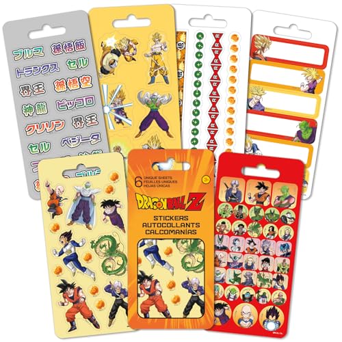 Dragon Ball Z Mini Sticker Slim Flip Pad - 6