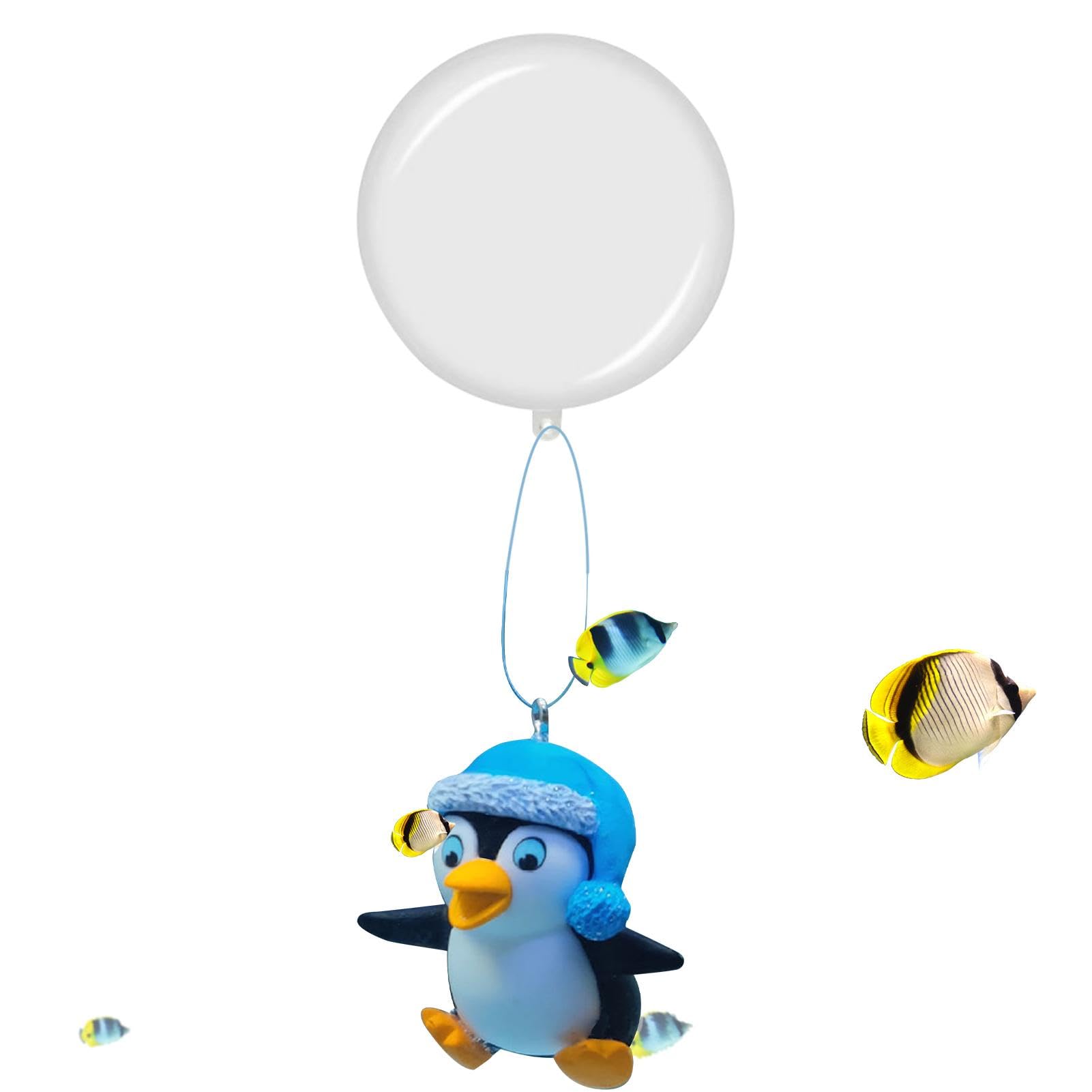 Aquarium Decoratie,Leuke Drijvende Visser Aquarium Decoratie
