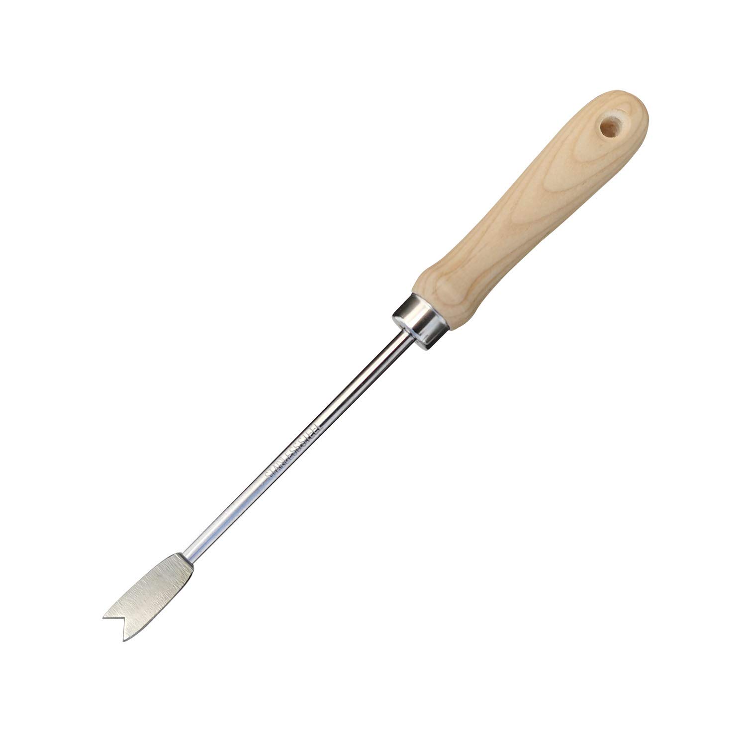 tBesme Hand Weeder Tool Stainless Steel Manual Hand Weeder Easily Removes Dandelions, Thistles, Burdock and Other Invasive Weeds