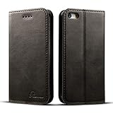 iPhone 5 /5s Handyhülle -Rssviss schutzhülle iphone 6s plus [Premium Leder] [Standfunktion] iPhone...