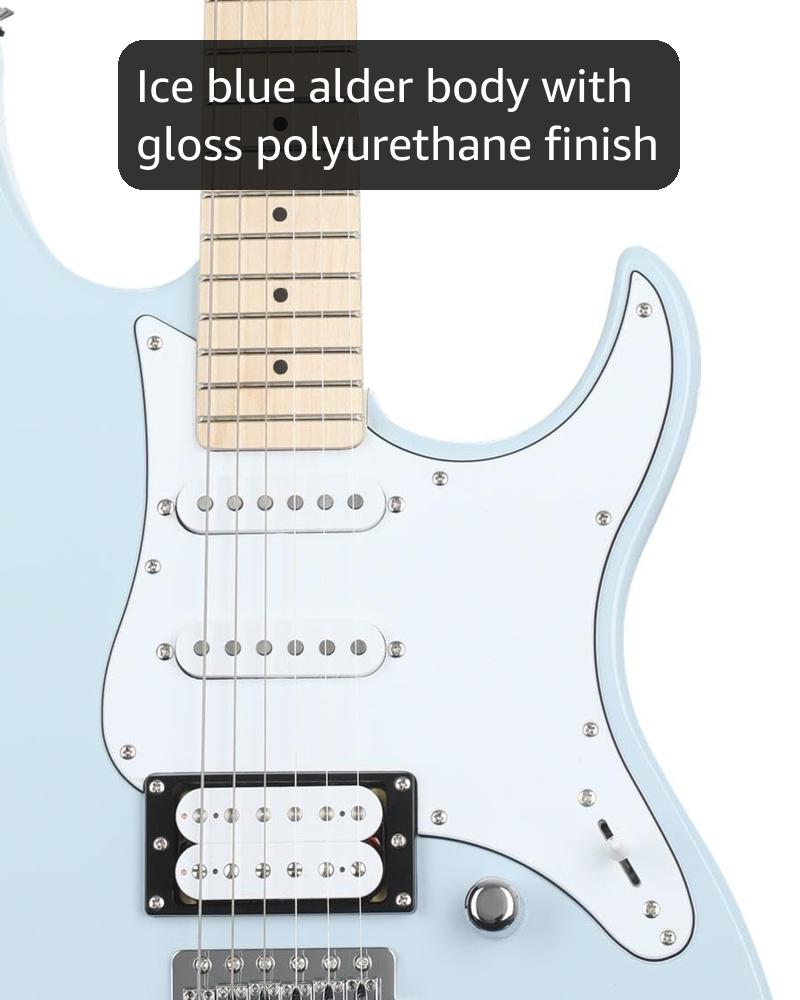 Yamaha Pac112Vm Electric Guitar Ice Blue - Alder : Amazon.in
