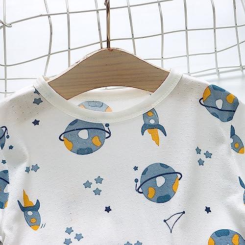 Cotton Dinosaur 𝐏ajamas for Toddler Kids Girls Short Sleeve Warm 𝐏ajama 𝗣js Set Soft Outfits 𝐋ounge𝐰ear 𝐒leepwear4