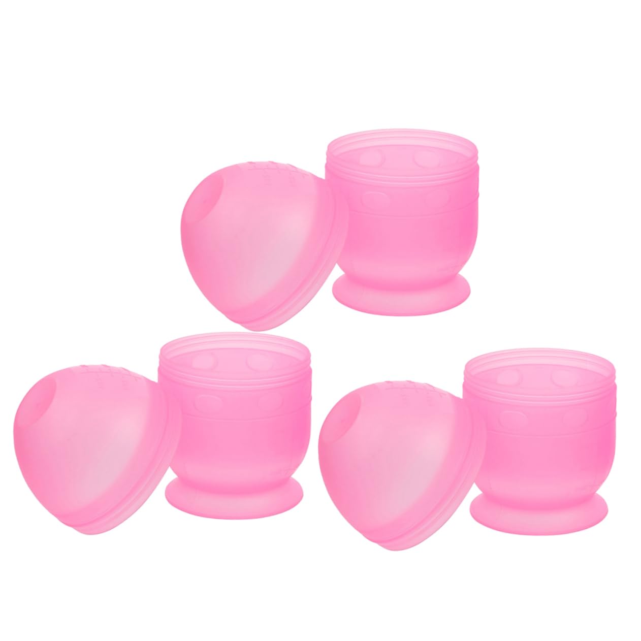 Ipetboom 3Pcs Hair Color Mixing Cup Durable Hair Dye Shaker with Scale for Easy Mixing for Salon and Home Use