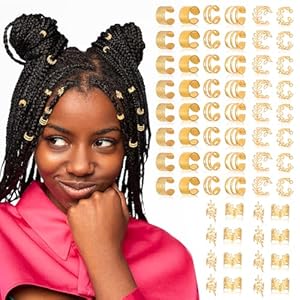 Tyqour 64 Złote Spinki do Włosów