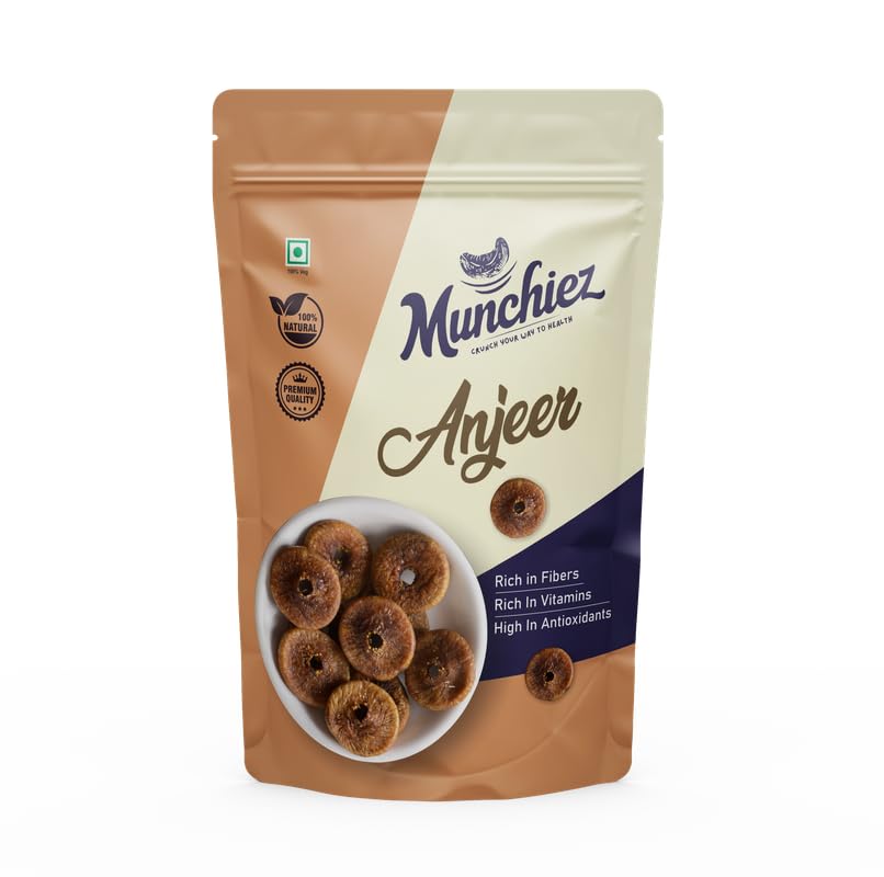 Munchiez Premium Dried Afghani Anjeer, Dried Figs Ajnir, Rich Source of Fibre, Calcium & Iron, Low in Calories, Fat Free, Non-GMO (200G) (B0DF46SLWL) Amazon Price History, Amazon Price Tracker