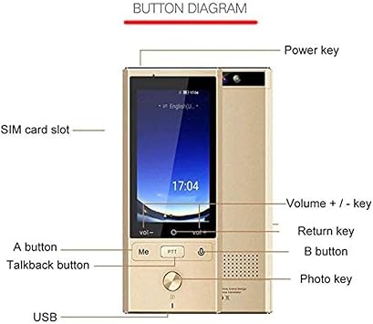 Two Way Language Instant and Portable Voice Translator, Offline Translators Devices, Voice & Text & Photo Translation,Multi-Purpose Translator needed Effi