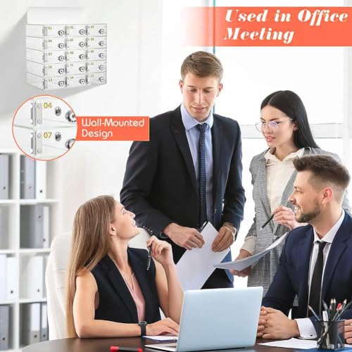 Gabinete transparente con cerradura para el control de móviles en aula 7