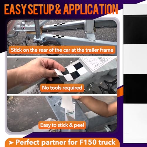 Image of 20 Pcs Backup Assist Trailer Stickers, Backup Assist Trailer Sticker Decal Compatible with Ford F150 2015-2023 EU5A-19D534-EA - Perfect Partner for Trailer