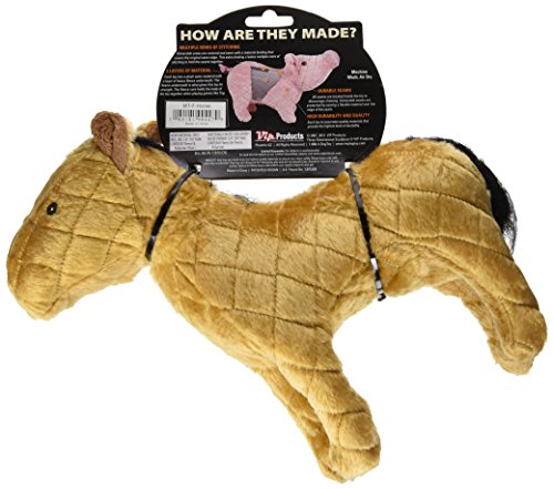 Mighty- Farm Horse - Squeaker-Multiple Layers. Made Durable, Strong & Tough. Interactive Play (Tug, Toss & Fetch). Machine Washable & Floats #TOP7