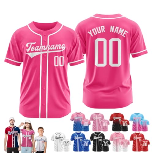 Camiseta personalizada de béisbol para hombres, mujeres y jóvenes miniatura 1