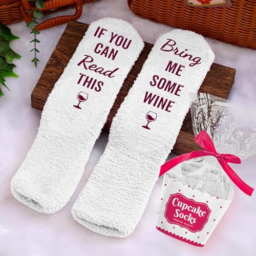 Image of VICRAZY Wine Gifts for Men, Women - Funny Socks - Gifts for Lovers - Stuff, Stocking Stuffers