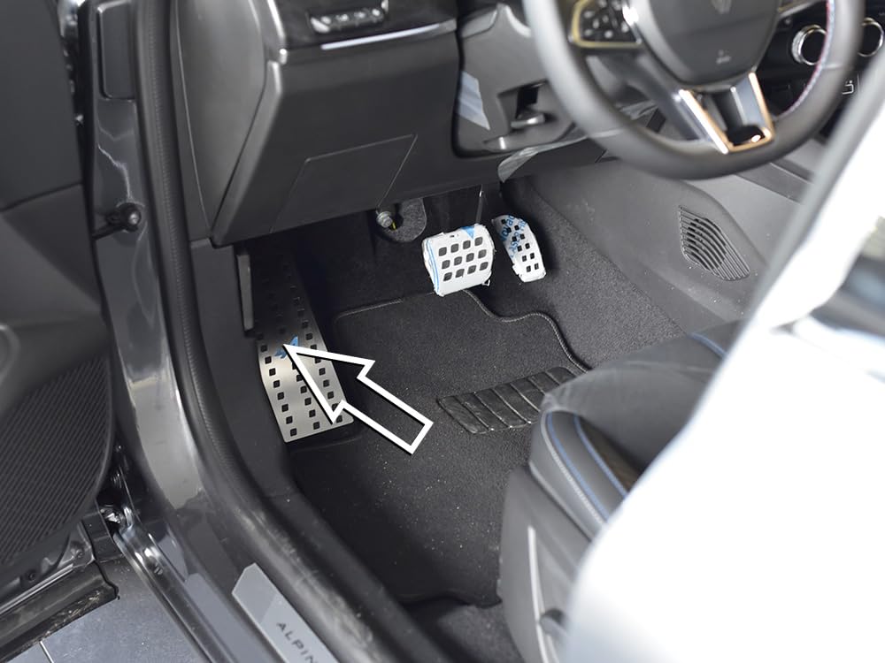 Repose-pied En Acier pour ARKANA | 1 Pièce Inox Esprit Alpine Full Hybrid E-Tech Tuning Accessoires Pièces
