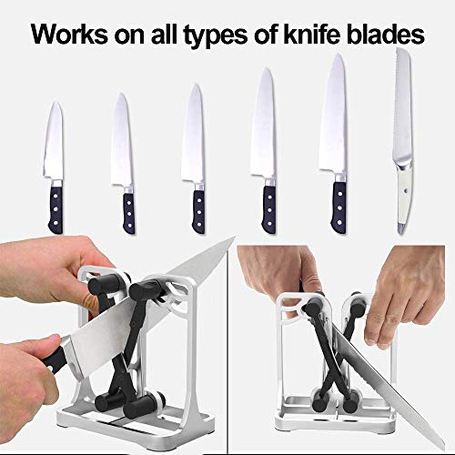 image for JR.WHITE Knife Sharpener, Professional Knife Sharpener (afilador de cu