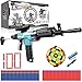 Pistole Giocattolo per Nerf, Pistole Elettrico con 100 Dardi, Bersaglio, Polsino e Batteria Ricaricabile, Pistola Giocattolo 3 modalità 3 velocità, Regalo per Bambini/Ragazzo/Ragazza/Adulti