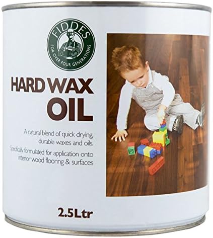 Fiddes Hard Wax Oil - Variety Sizes & Colors (2.5LT Hard Wax Oil) (English)