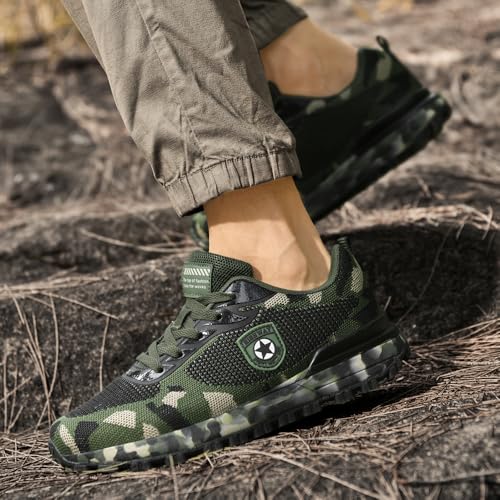 Men's Running Shoes - Lightweight Trail Sneakers for Men, Comfortable Athletic Footwear for Hiking and Workouts, Stylish Fashion Sneakers for Everyday Us4