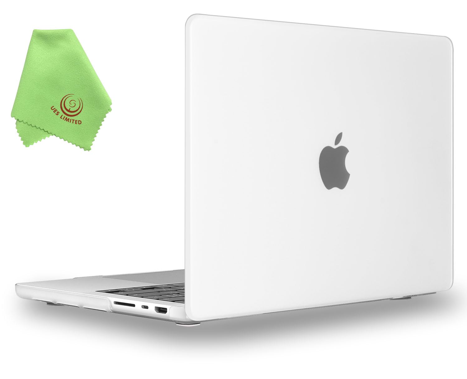Photo 1 of UESWILL Compatible with 2021-2026 Release MacBook Pro 16 inch Case with M5 M4 M3 M2 M1 Pro Max chip & Touch ID, Smooth Matte Hard Shell Cover + Microfiber Cloth, Clear