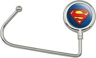 Superman Classic S Shield Logo Purse Bag Hanger Holder Hook