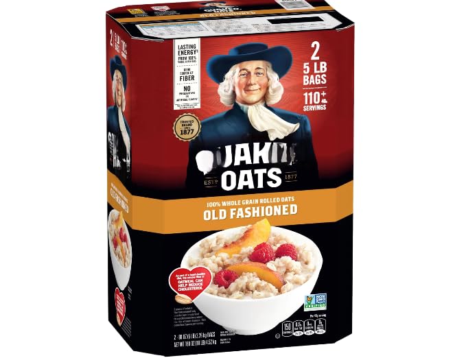 Avena en Hojuelas Old Fashioned Whole Grain 10 lbs (1 Pack)