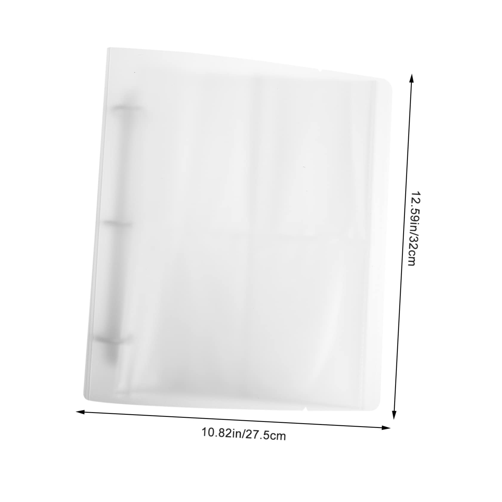 OUNONA Fundas portátiles para álbum de tarjetas de intercambio, carpeta de almacenamiento de fotos para coleccionistas, páginas para organizar tarjetas y fotos, protección contra el polvo