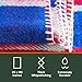 Woolly Mammoth Woolen Company Merino Wool Camping Blanket - 66 × 90 in, Red/White & Blue Plaid - 80% Merino Wool Heavyweight Outdoor Throw Blanket - Insulating for Picnic & Travel