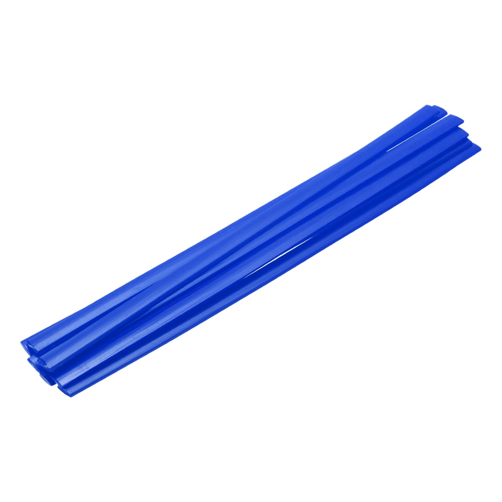 sourcing map 8 Pcs Blue Plastic Welding Rods 9.5mm x 250mm HDPE Flat Ribbon Plastic Welding Strip for Repairing Water Tanks Forklift Pallets Trash Cans Transfer Troughs(0.4inch x 10inch)