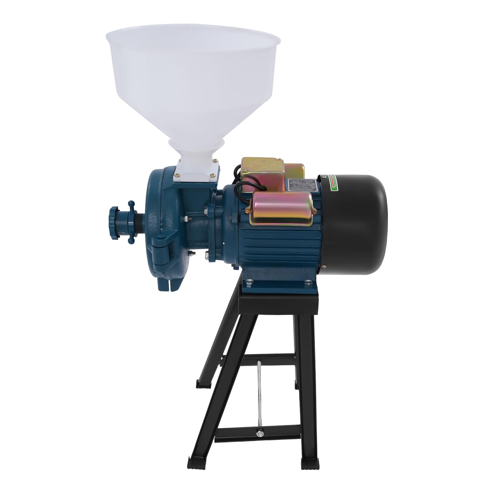 Kommerzielle Getreidemühle 2200W Trocken-Mahlmaschine Getreideschleifer Modell 150 mit 150mm Schleifscheibe für Mais Reis Weizen 60 kg/h Leistung Hochleistungs Elektro Getreidemühle inkl Trichter