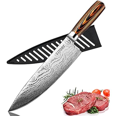 KITORY Chef Knife 8 Inch - FLAMINGO SERIES Cover
