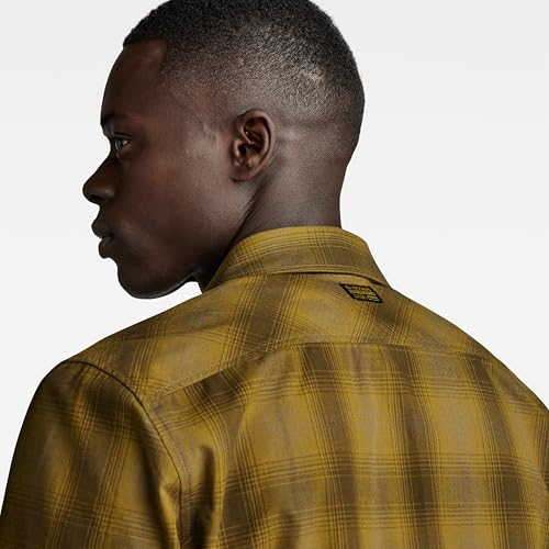 G-Star RAW Herren Marine Slim Hemd, Mehrfarben (Tobacco Vanderbilt Check D20165-D412-G094), M – Ansicht 5