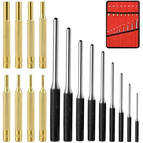 DkOvn 18pcs Pin Punch Set Cover