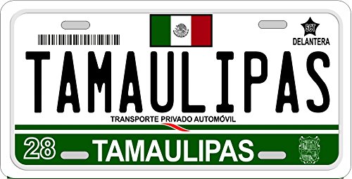 Tamaulipas Mexico Placas License Plate