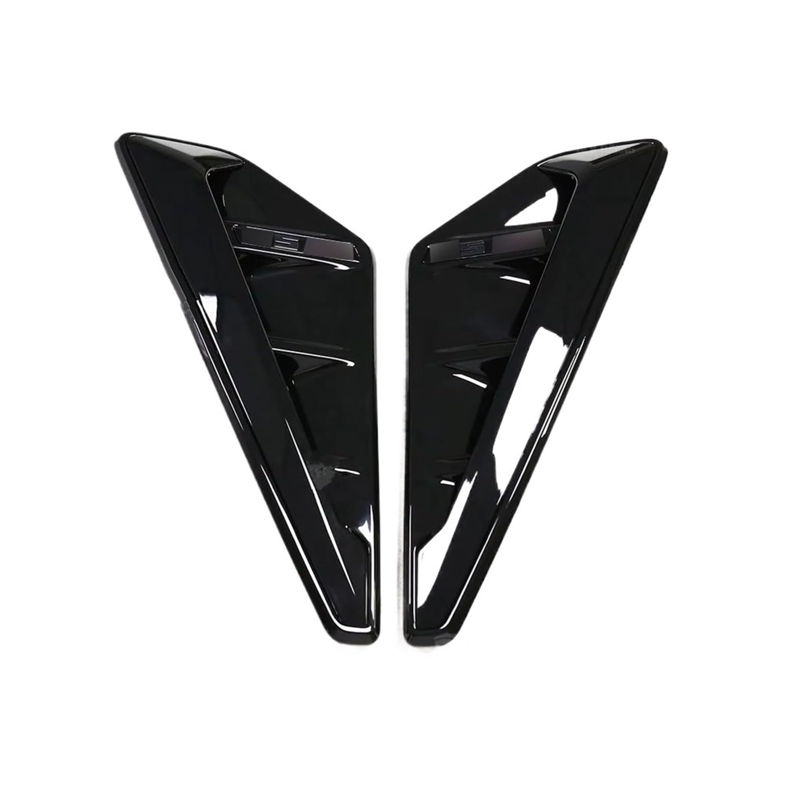 EJUOYO Side Vent Decor Sticker Fit For BMW X5 G05 X5M F95 2019-2022 Fender Side Air Vent Grill Trim With Emblem Replacement Car Fender Side Vents(Gloss Black)