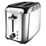 BLACK+DECKER TR3500SD Rapid Toast 2-Slice Toaster, Stainless Steel