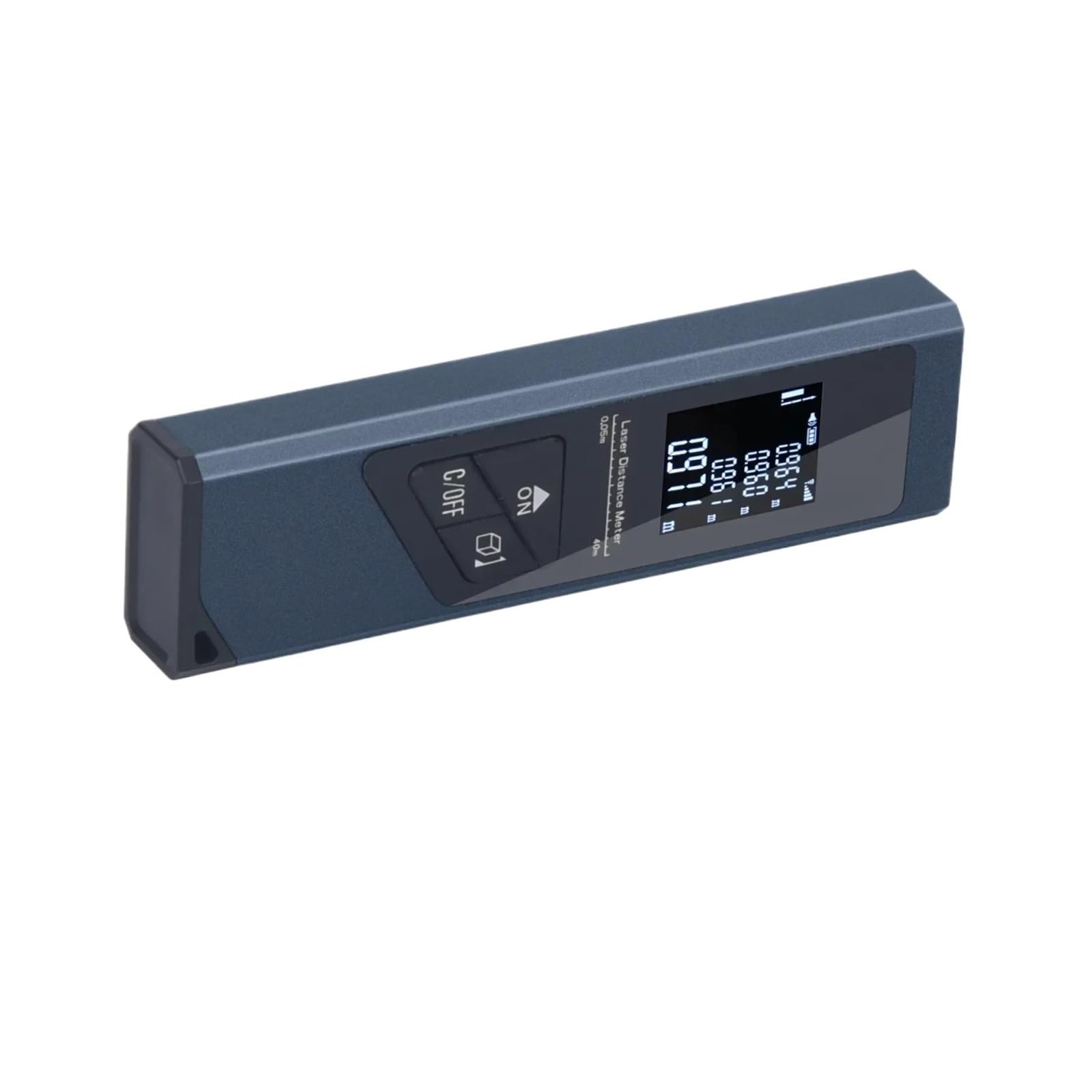 Misuratore di superficie terrestre, Misuratore Di Distanza Digitale Intellinte Portata 40M Telemetro Portatile Telemetro Mini Misuratore Di Distanza Portatile Misura distanza, area e volume(Blauw)