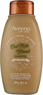 Aveeno Shampoo Oat Milk Blend 12 Ounce (Moisture) (354ml) (2 Pack)