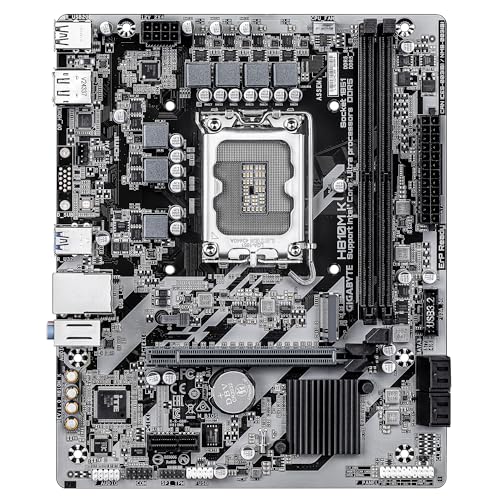 Image of GIGABYTE H810M K Motherboard | Intel H810 | Micro ATX | DDR5 | PCIe 4.0 | USB 3.2 | Compact Design | Reliable Connectivity
