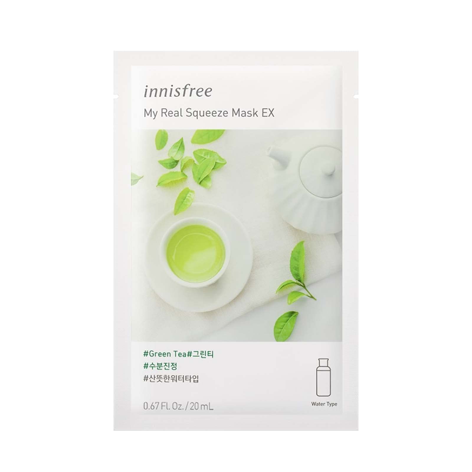 innisfreeMy Real Squeeze Mask Ex Green Tea