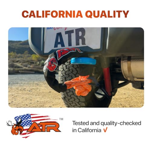 Image of Soft Shackle 3 /4 x 24 in, 66,200 lb for Off-Road Recovery | 66,200 lb UHMWPE soft shackle with abrasion-resistant protective sleeve for winching and recovery