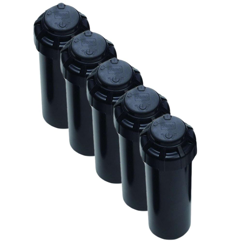Aspersor de riego T5P RS (Rapid Set) de Toro [Pack 5] Aspersor con Alcance de 7,6 a 15,2 Metros. Aspersor con Ajuste de Arco sin Herramientas. Difusor de riego cesped