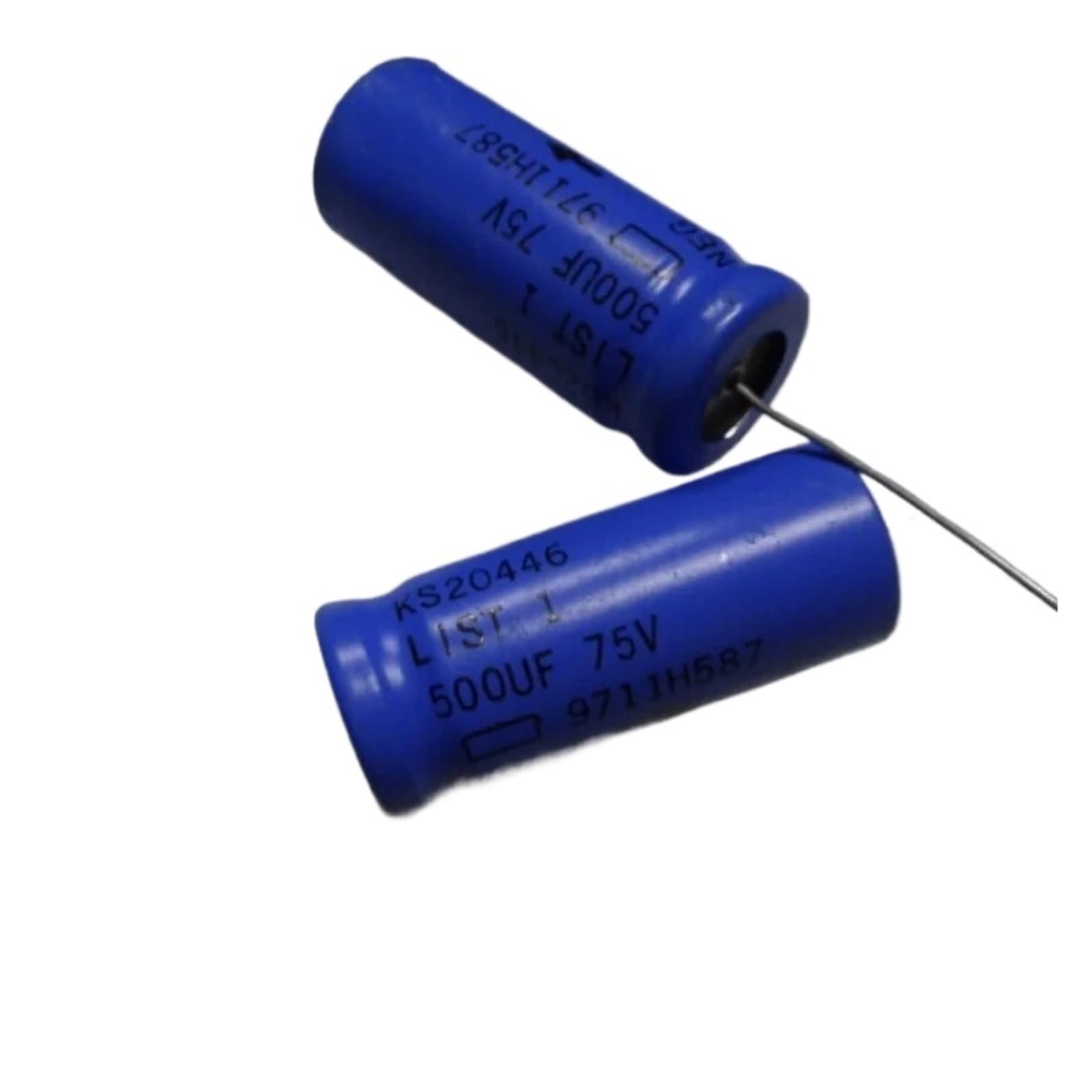 BALYDLUL 1PCS 500UF 75V 75V 500uf Axial Electrolytic Capacitor
