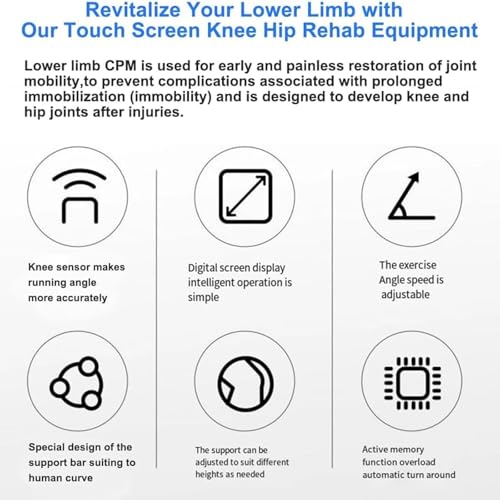 Image of Knee Joint Hemiplegia Training Equipment, Electric Knee Joint Rehabilitation Trainer, Knee Joint Working Angle -5-120