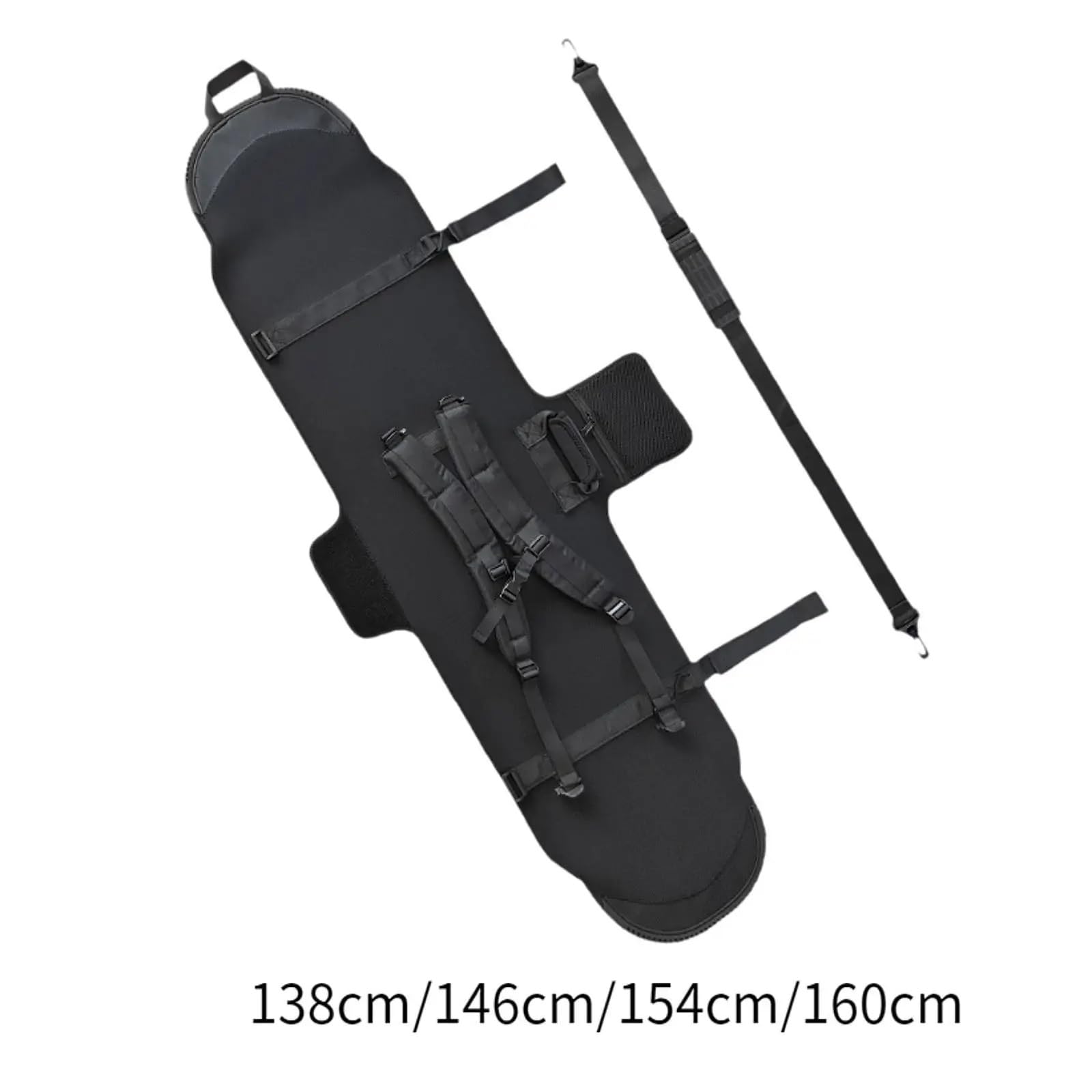 Sac de Skateboard Housse de Snowboard avec bandoulière réglable | Sac Voyage for | Étui Rangement for Skis