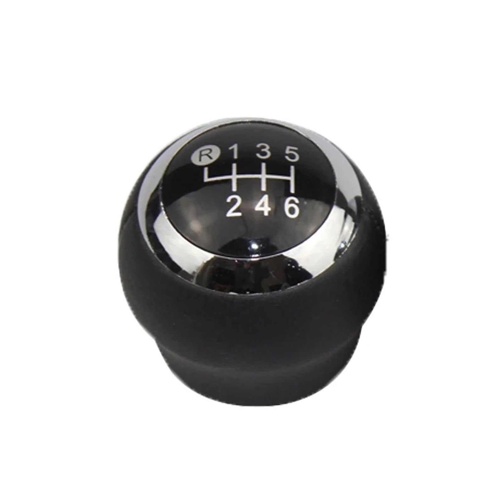 Mkgkacvcpt Black 6 Speed Car Gear Lever Head For Toyota For Corolla For Rav4 Avensis For Yaris Verso Auris Aygo Automotive Interior Car Gear Shift Knob Lever Shifter Handball 5/6 Speed(Black 6 Speed)