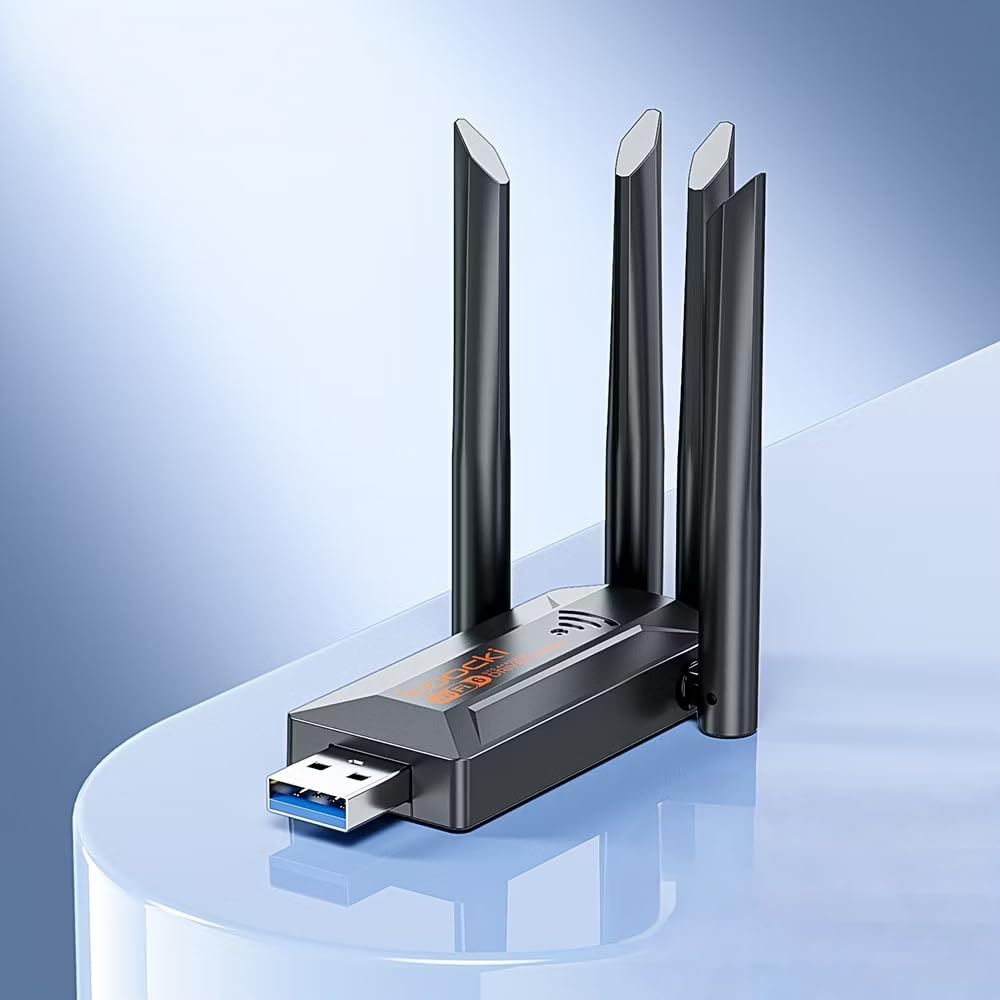 Toocki Wi-Fi 6 USB Adapter with four antennas