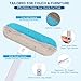 GHUYR Cat and Dog Hair Remover for Couch & Furniture, Better Than Lint Rollers for Pet Hair, Reusable, Washable Fur Cleaner for Carpets, Clothing, Bedding, Portable Multi-Surface Tool for Home & Car