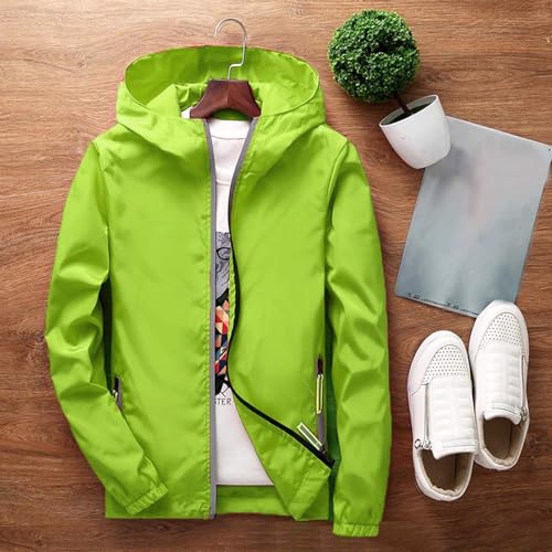 Fxbar Packable Men's Hooded Waterproof Rain Jacket Lightweight Windbreaker for Travel Hiking Running Cycling Commute3