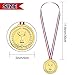 Pllieay 24 Pieces 2 Inch Winner Medals Gold Award Medals Gold Prizes for Sports, Competitions, Party Favors and Awards