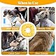 URROMA 1 Packung Haustier Katze Recovery Halsband, Verstellbares Donut Haustier Kegel Halsband Weiche Baumwolle Wasserdicht Elisabethanische Halsband Nach Operationen Für Katzen Hunde, M