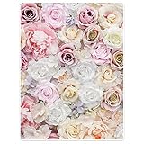 YISUMEI Bedruckte Kuscheldecke Bunt Rosen Decke Flauschig Weich Fleecedecke 150x200 cm